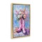 Stupell Industries Floral Cowgirl Boots Framed Floater Canvas Wall Art Design by Petal Prints Design